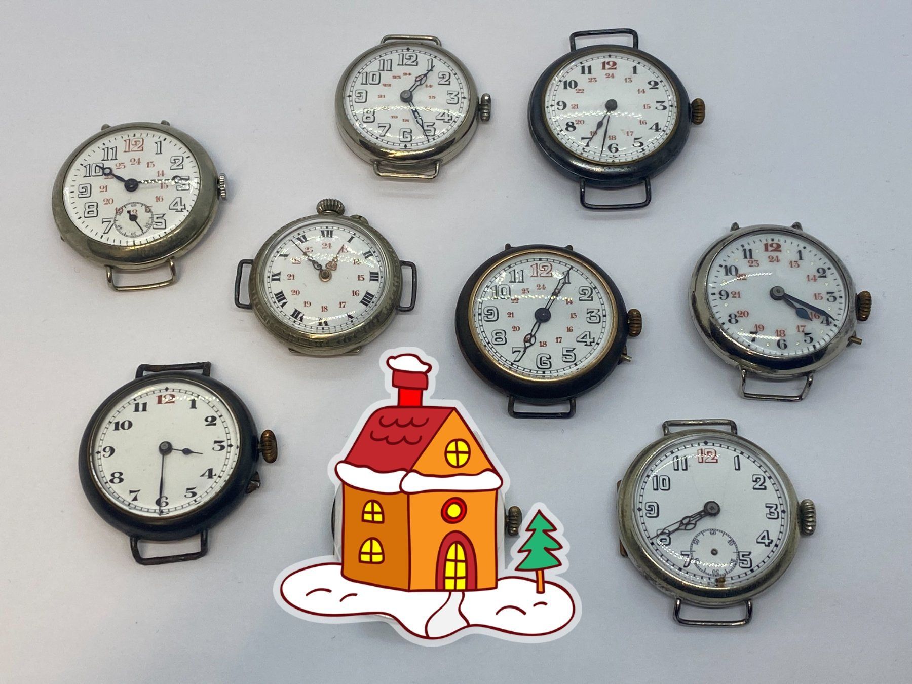 Orologi: 8 Uhren aus dem Ersten Weltkrieg – Usato da Bern venduto da Yunkom