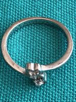 Silber 925er Damen Ring mit Edelstein ++