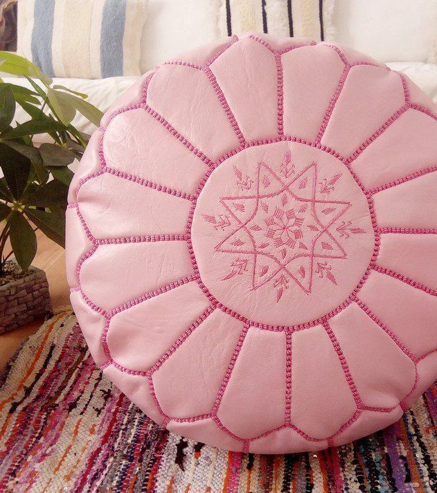 Divani: Pouf  Marocain en Cuir de Marrakech – Nuovo (secondo la descrizione) da cournillens venduto da Haronn 6