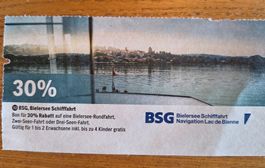 Bielersee Schifffahrt - 30% Rabatt bis 31.08.26