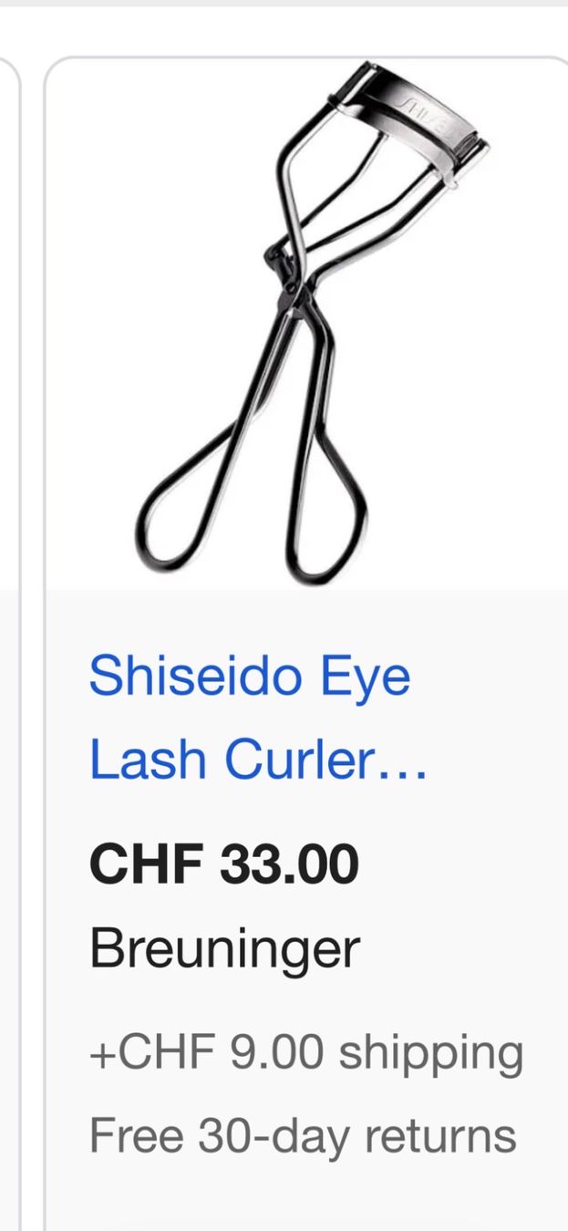 Cura del viso: Shiseido Eyelash Curler - New – Nuovo (secondo la descrizione) da Zürich venduto da di_archive 5