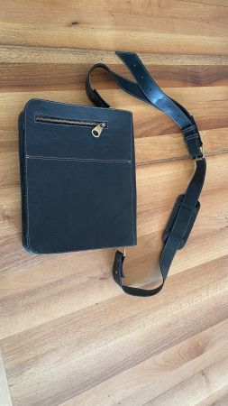 Tasche Leder schwarz