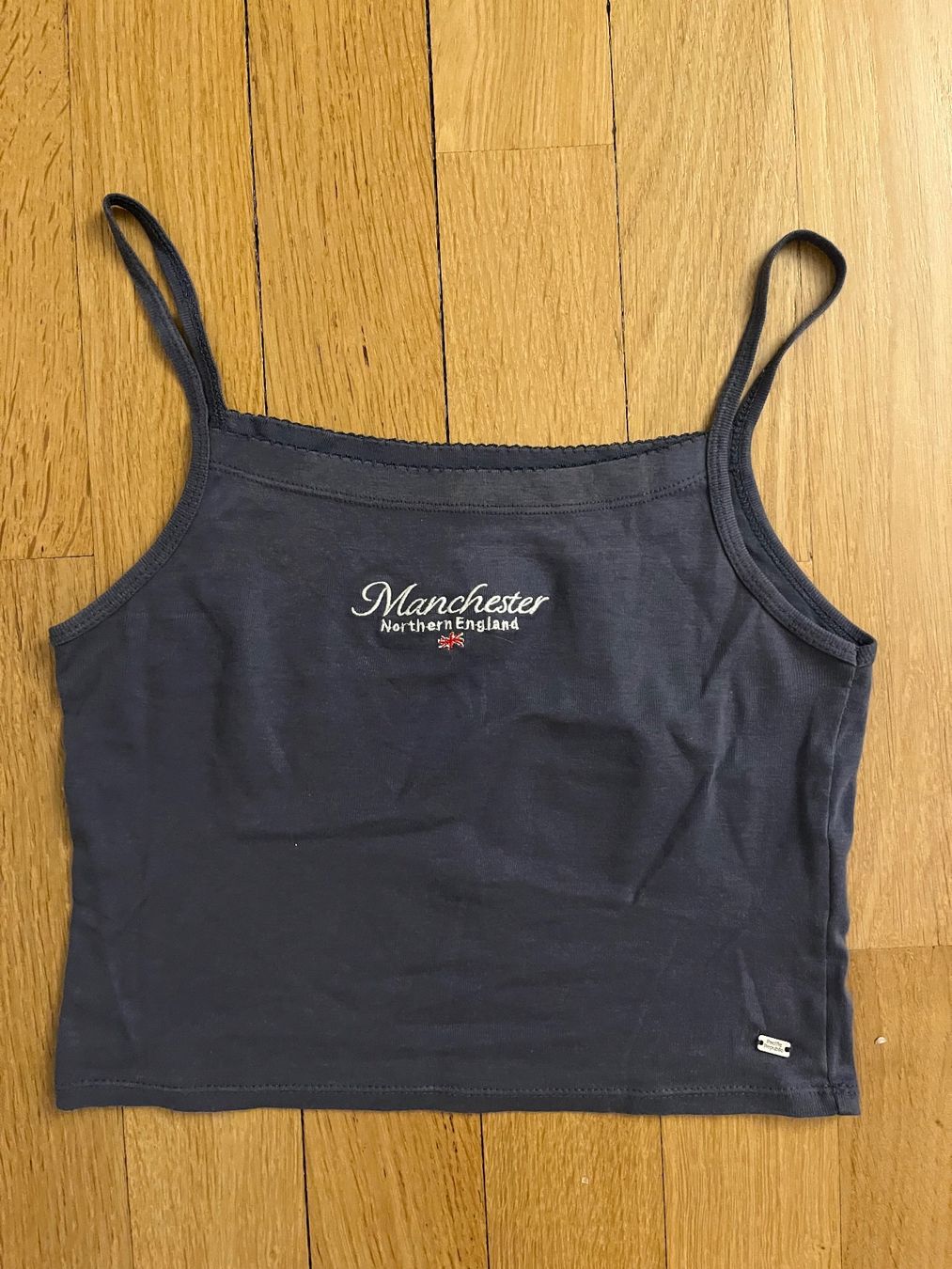 Pull&Bear Top: Top blau cropped – Usato da Rüti ZH venduto da sar_9gnw