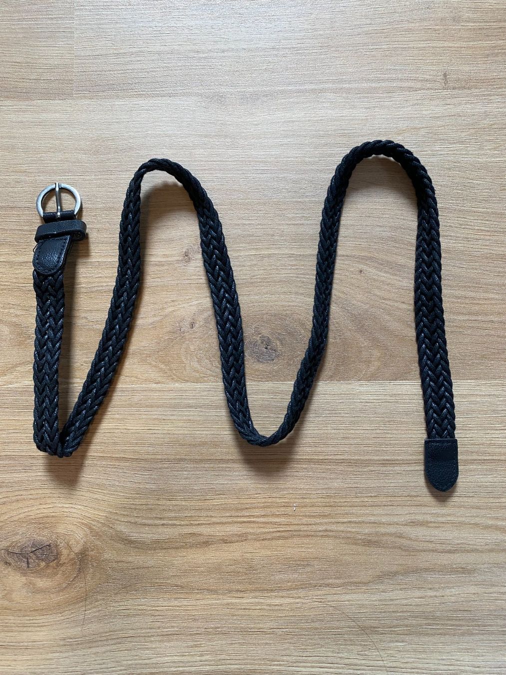 Altro per bambini: Ceinture noir vintage tressée réglable boucle argenté – Usato da Delémont venduto da elena_neuhaus