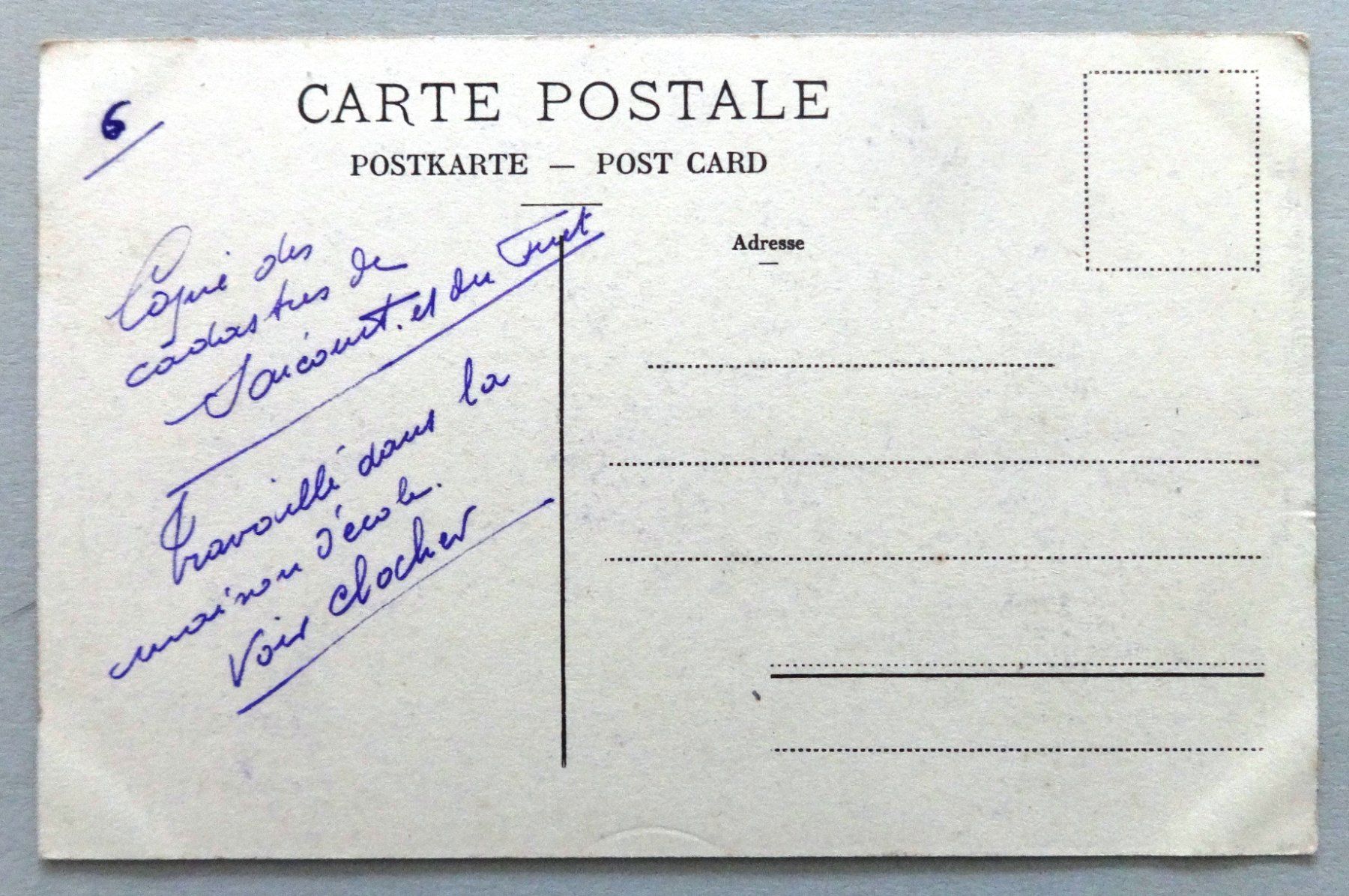 Cartoline postali: Le Fuet – Difettoso da Fétigny venduto da Billy2miny 1