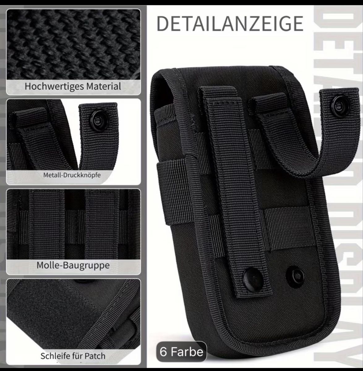 Tir sportif: MOLLE Gürteltasche schwarz – Neuf (Voir description) à Zürich par pmorger01 2