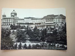 Bern - Bundeshaus und Hotel Bellevue - Ansichtskarte