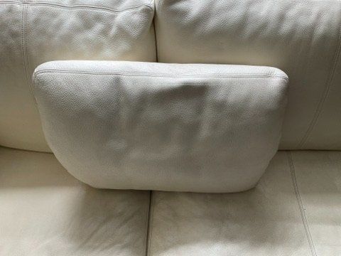 Divani: ERPO Nappaleder-Sofa weiss – Usato da Gelterkinden venduto da RemoViscardi 2