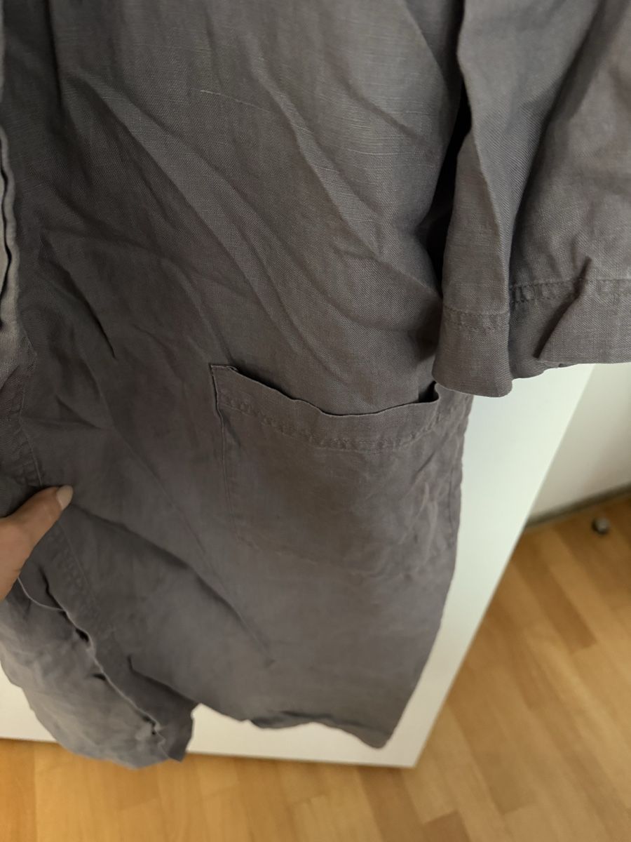 H&M Accappatoi: 100% Linen robe H&M grey – Usato da Zürich venduto da jus_sw7l 4