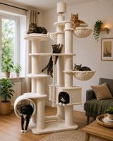 WUNDER KATZENBAUM - Ø 16 cm Stämme GROSSE KATZEN TOP !