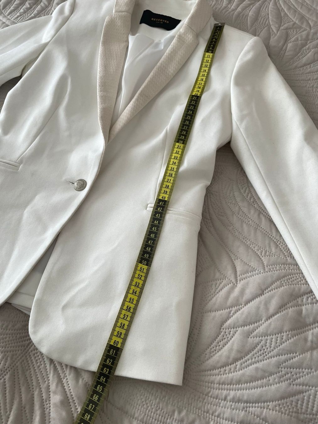 Jacken: Slim fit Blazer, Ecru, Gr. 36 – Gebraucht aus Winterthur von GrobyK 4