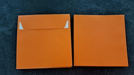 50 orange Couverts 17.5 x 17.5 cm