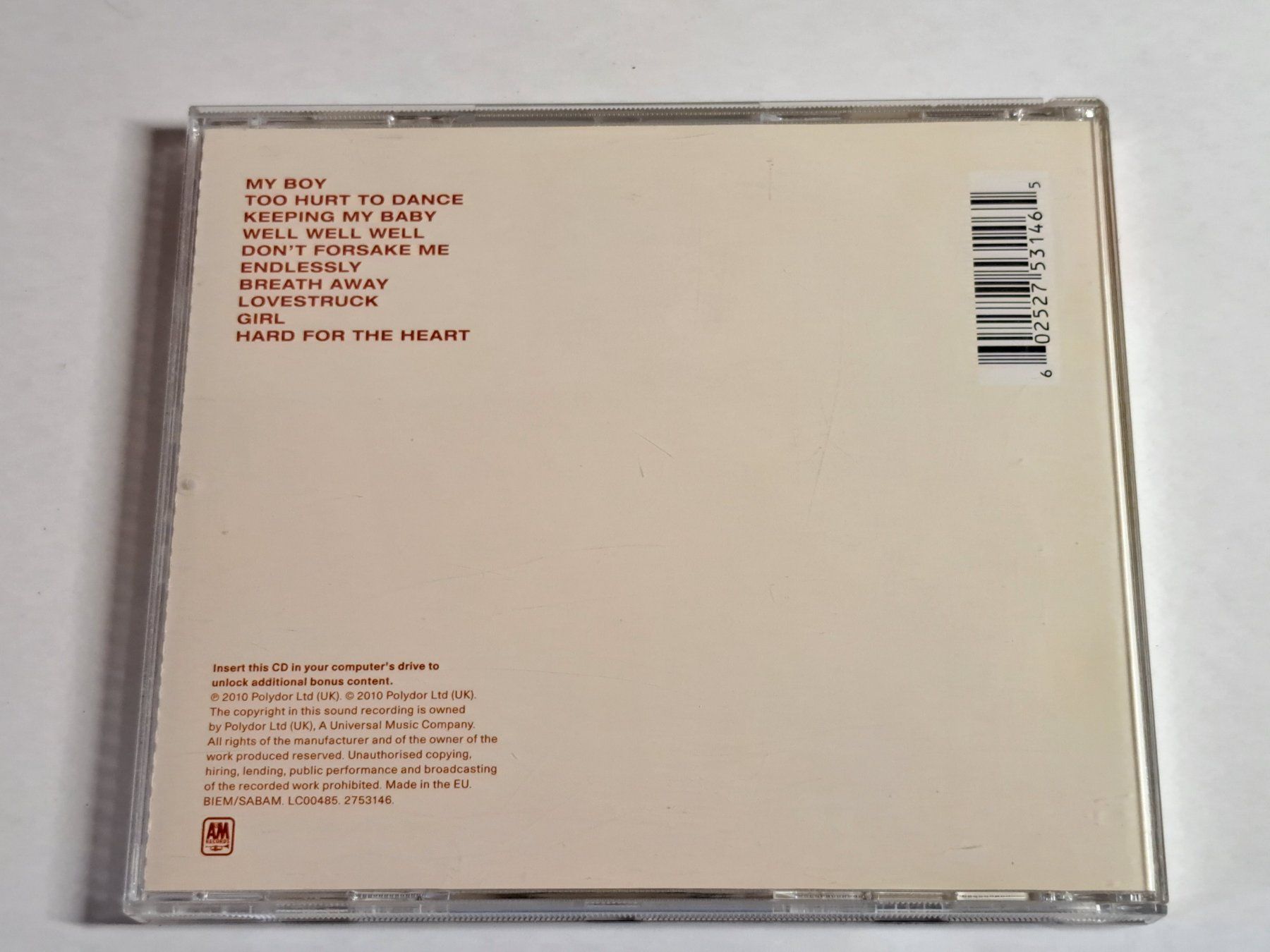 CDs: DUFFY - Endlessly – Neu (gemäss Beschreibung) aus Wichtrach von LuckyLuke69 1
