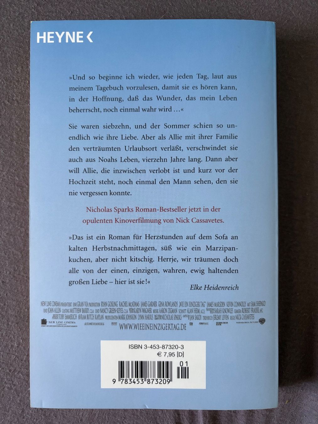 Libri: Wie ein einziger Tag von Nicholas Sparks – Usato da Niederönz venduto da deb_tyz9 1