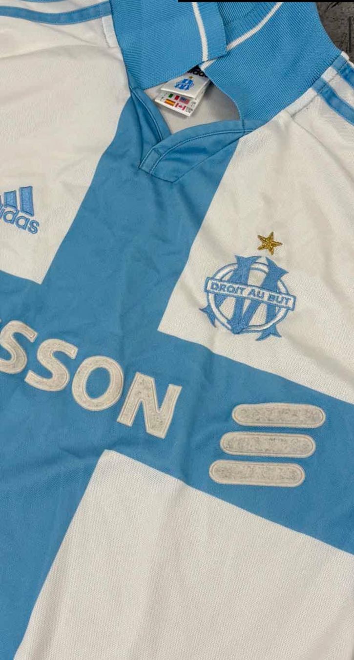 Umbro Canottiere & Pantaloni: ORIGINAL Olympique Marseille 2000/01 Jersey – Nuovo (secondo la descrizione) da lohn-ammannsegg venduto da matt.