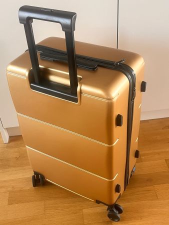 Rollkoffer Gold, Neuwertig, Gratis Lieferung*