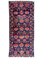 Tapis persan tribal Bakhtiari Golfarang 1920s Iran. 286×127