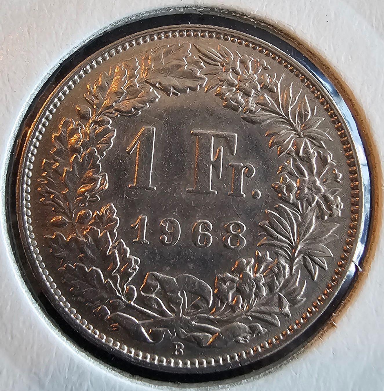 Tutti le monete: 1 Franken 1968 unz – Usato da Balsthal venduto da mil_js2d