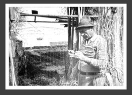Carte postale ancienne pêcheur noir blanc état neuf