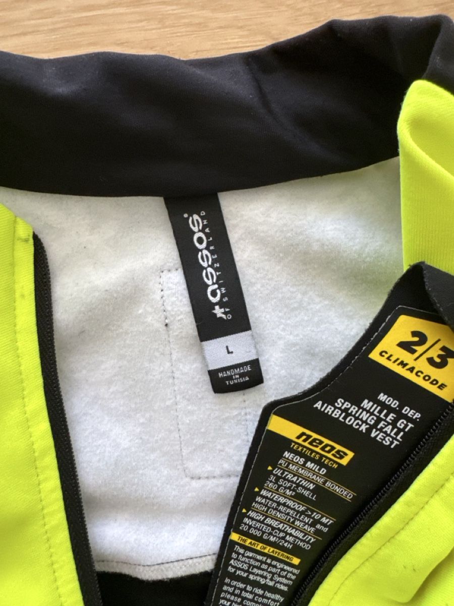 Assos Gilet & Giacche: Assos Mille GT Airblock Weste – Usato da Hunzenschwil venduto da mila012 2