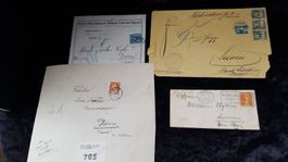 diverse spez. Briefmarken und Couvert