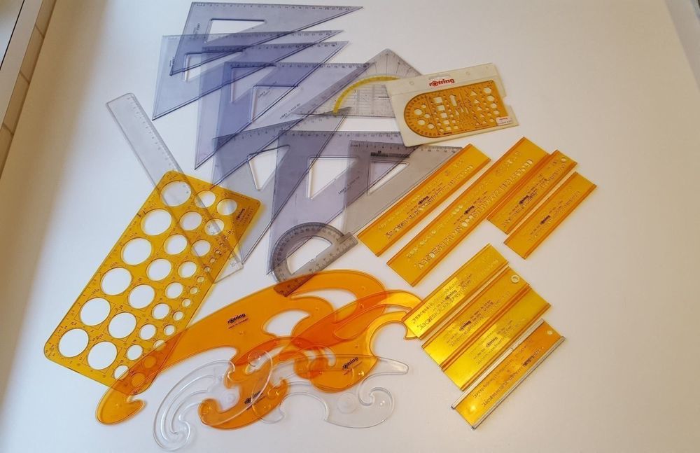 6-teiliges Edelstahl-Schablonen-Set Für Journaling & Scrapbooking – Mit Lineal, Zeichenvorlagen & Dekorativen Motiven