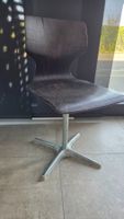 Chaise d'école bois et métal pivotante bon état