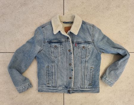 Levi's Sherpa Trucker Jacket blau Grösse M 