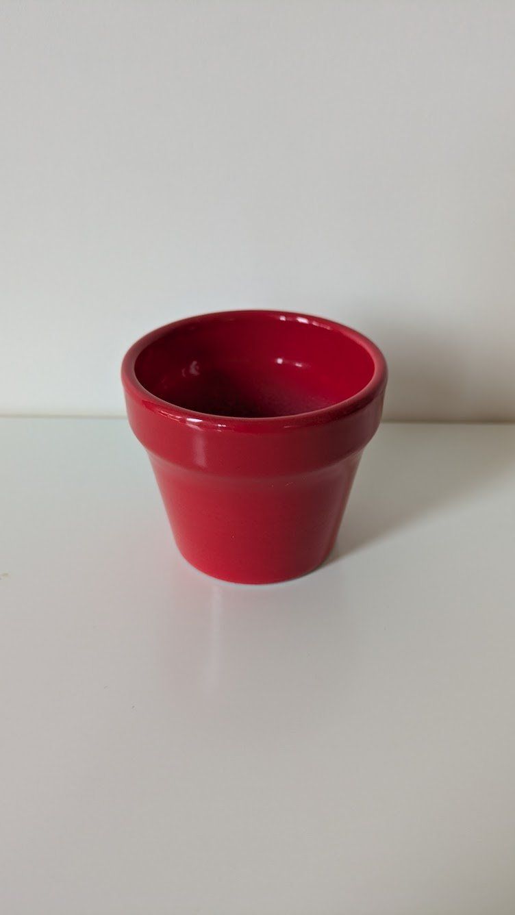 Tutte le decorazioni: 2 Mini Blumentöpfli schwarz und rot – Usato da Bäretswil venduto da Ober-Land 3