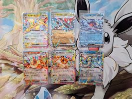 Pokemon Eevee Evolutions EX Lot