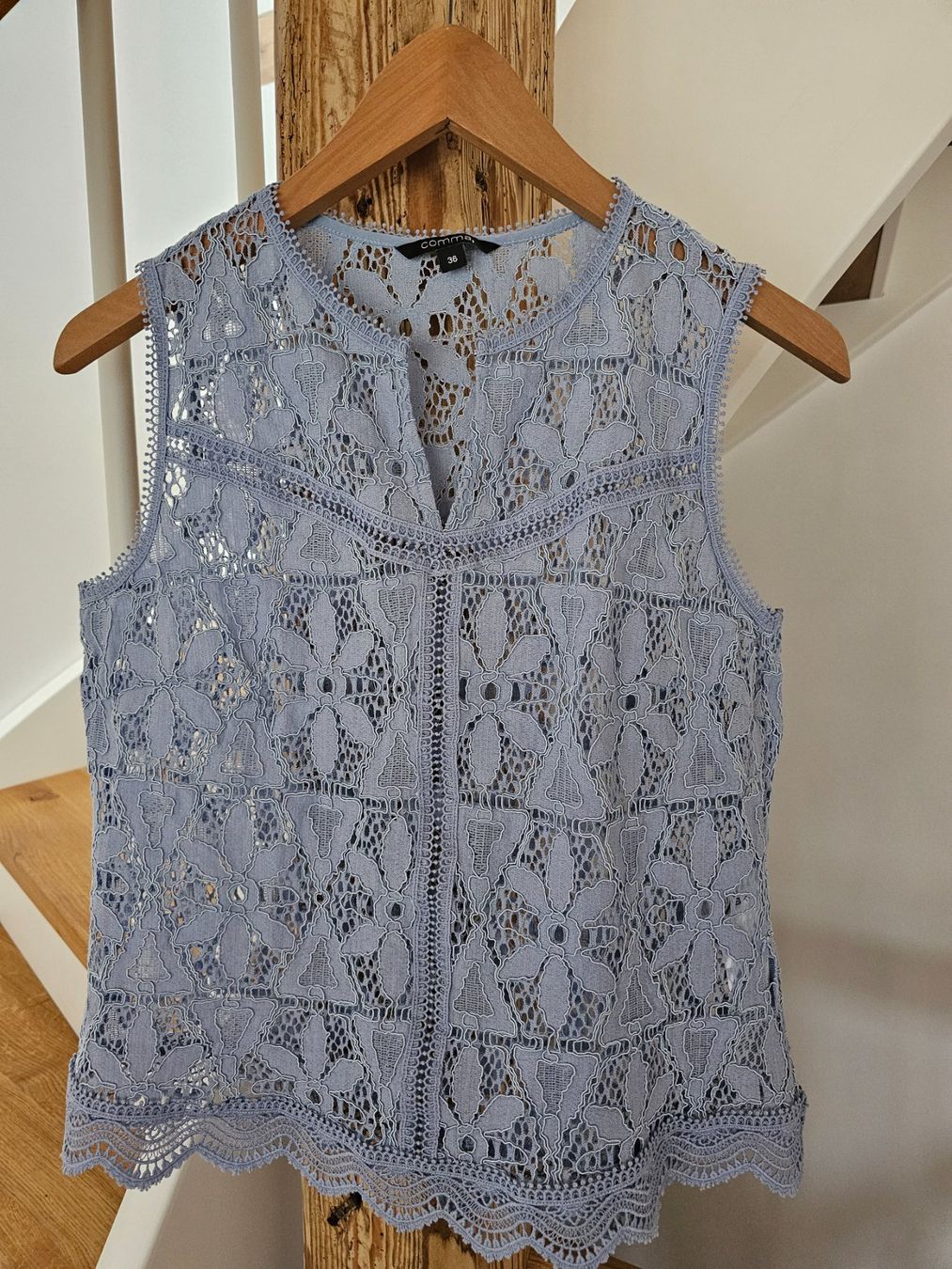 Comma Camicette: Bluse Comma Gr. S, hellblau – Usato da Steinebrunn venduto da sassi31 2