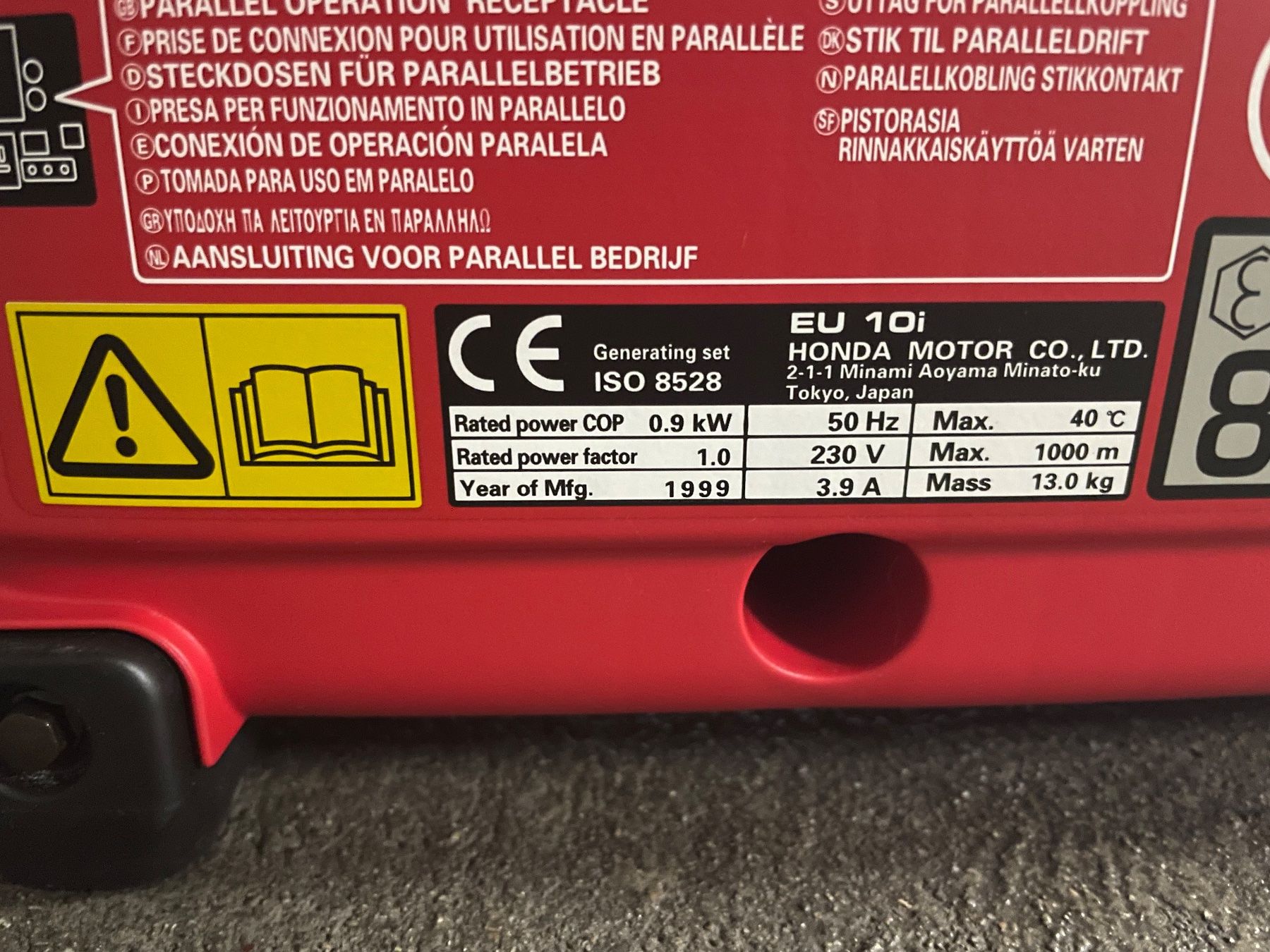Generatori di corrente: Honda-Inverter 10i Generator – Nuovo (secondo la descrizione) da Sutz venduto da Bobi1952 2