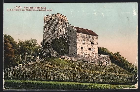Cartoline postali: AK Habsburg, Schloss Habsburg – Usato da Berlin venduto da bartko-reher