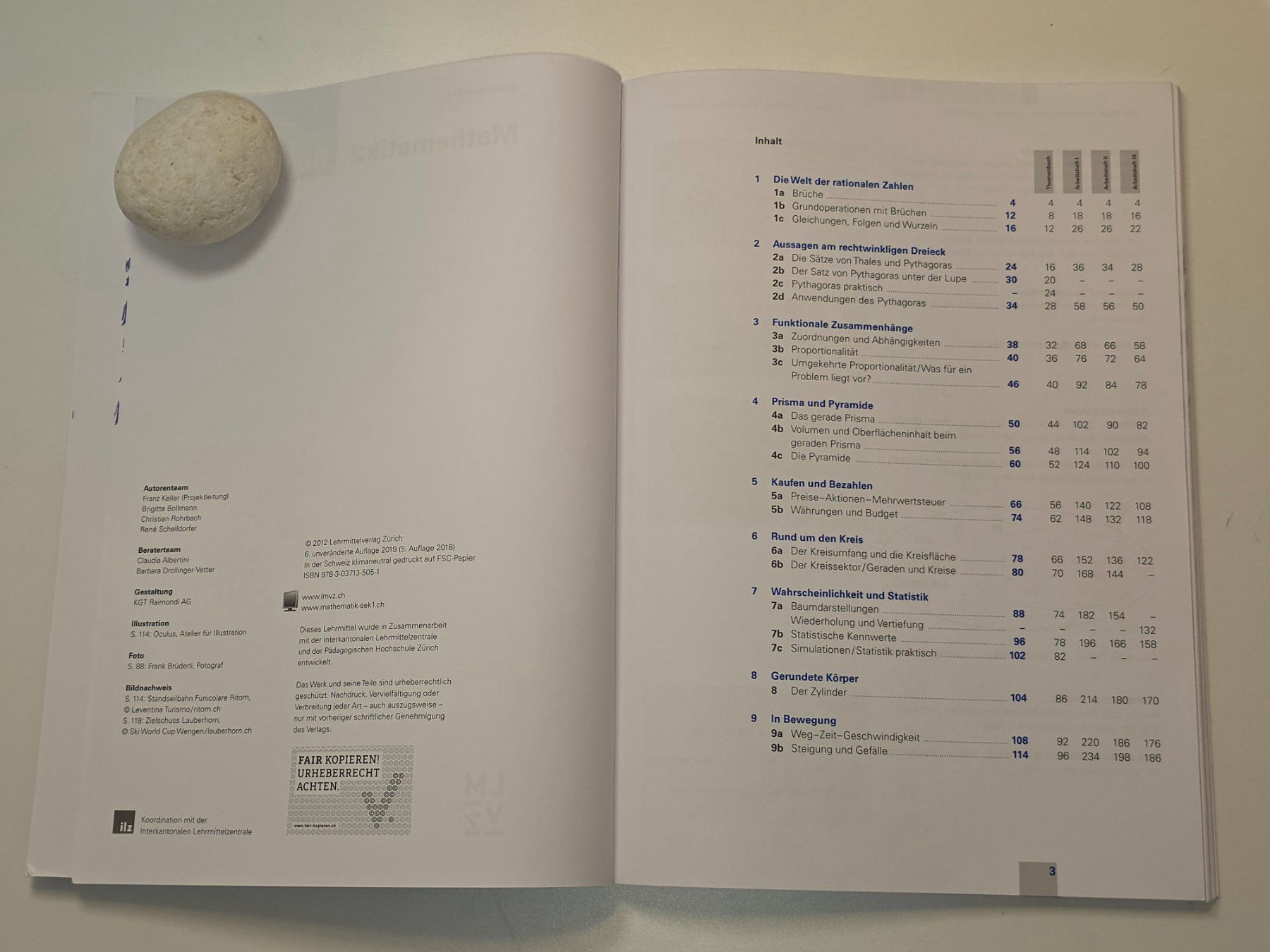 Libri: Mathematik 2 Begleitheft LMVZ – Nuovo (secondo la descrizione) da Dürnten venduto da Bachtelrider_ 3