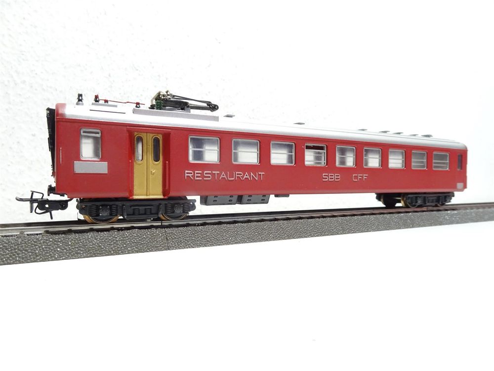 HAG 405 . 01, voiture restaurant à pantographe SBB