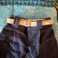 Puppenkleider, Gürtel Sasha Hosen, Schnalle U, Strass, Leder