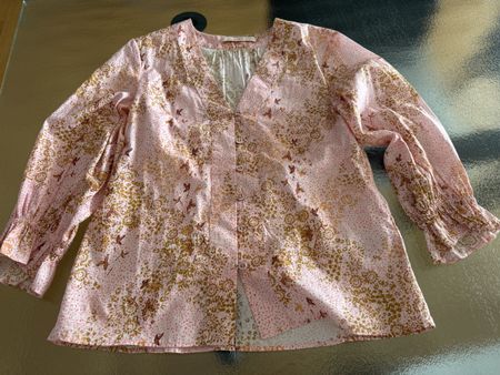 Bluse ODD MOLLY Pink Muster Grösse XS guter Zustand