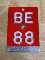 Geburtstag - Velonummer, Fahrradnummer, Veloschild BE 88