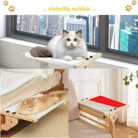 Katzenbett verstellbare Hängematte für Bettkante Sessellehne