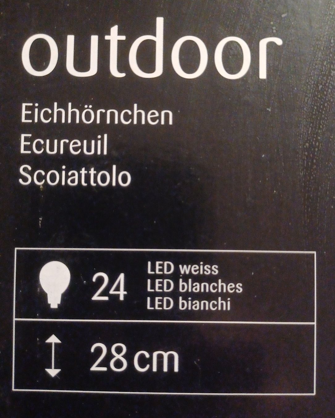 Migros Guirlandes lumineuses: Weihnachtsbeleuchtung Eichhörnchen klein – D'occasion à Egerkingen par John001 3