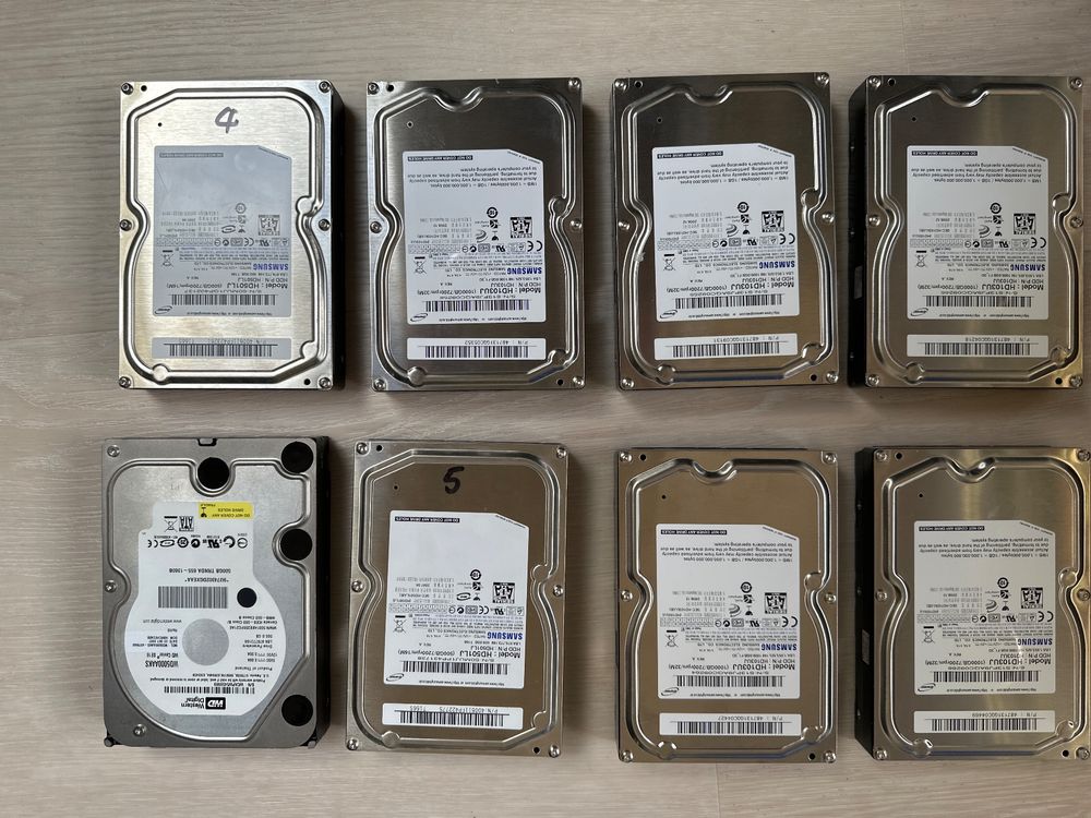 Lot De 10 Disques Durs SATA 3,5" 500 Go - Occasion, Testés OK - Pour PC Bureau