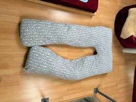 Stillkissen mit Muster grau guter Zustand