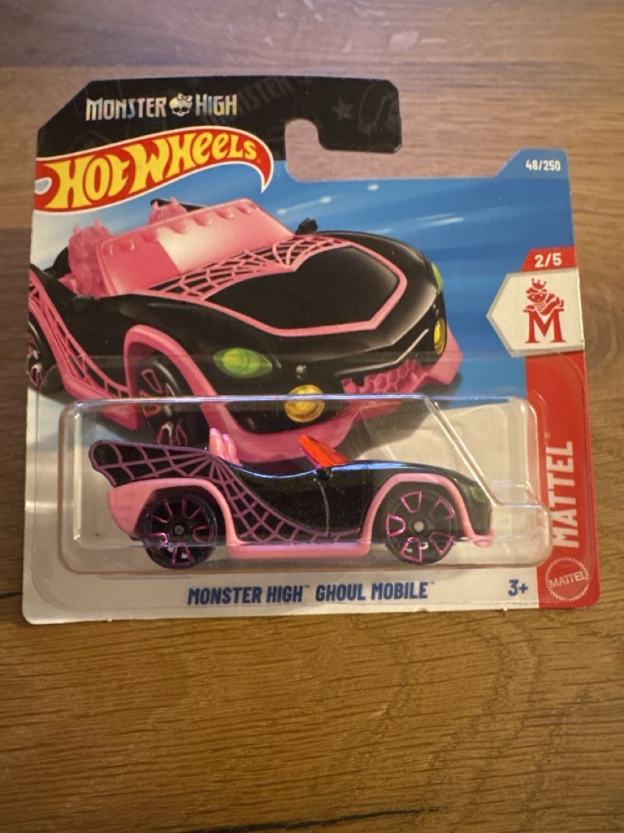 Hot Wheels Modellini d'auto: Hot Wheels / Monster High Ghoul Mobile – Nuovo e nell'imballaggio originale da Emmen venduto da ChristianO8