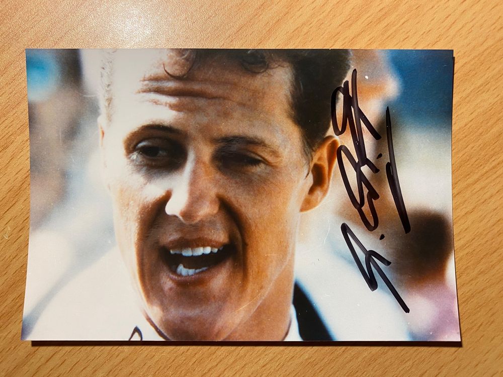 Michael Schumacher original Autogramm auf Foto | Kaufen auf Ricardo