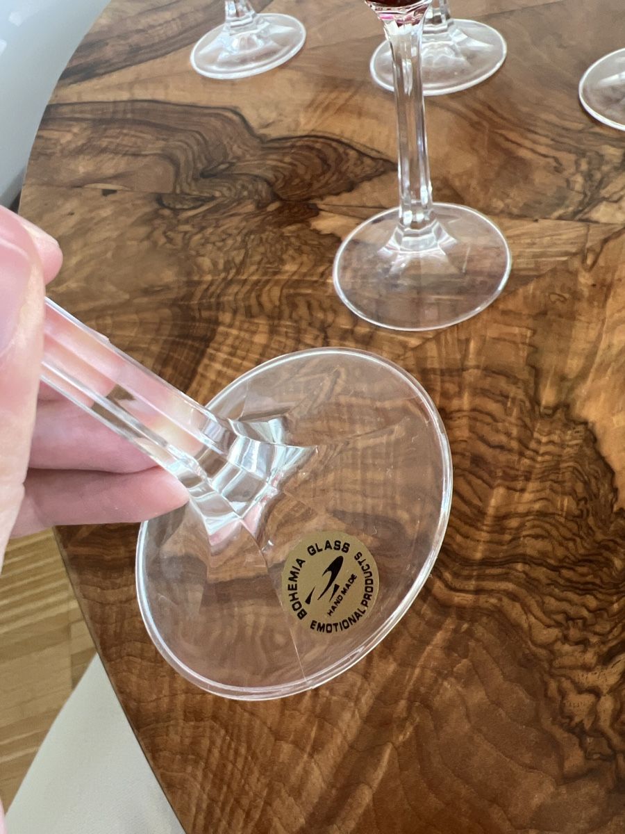 Gläser: 7 Antique Red Crystal Glasses – Gebraucht aus Zürich von ralph__ 5