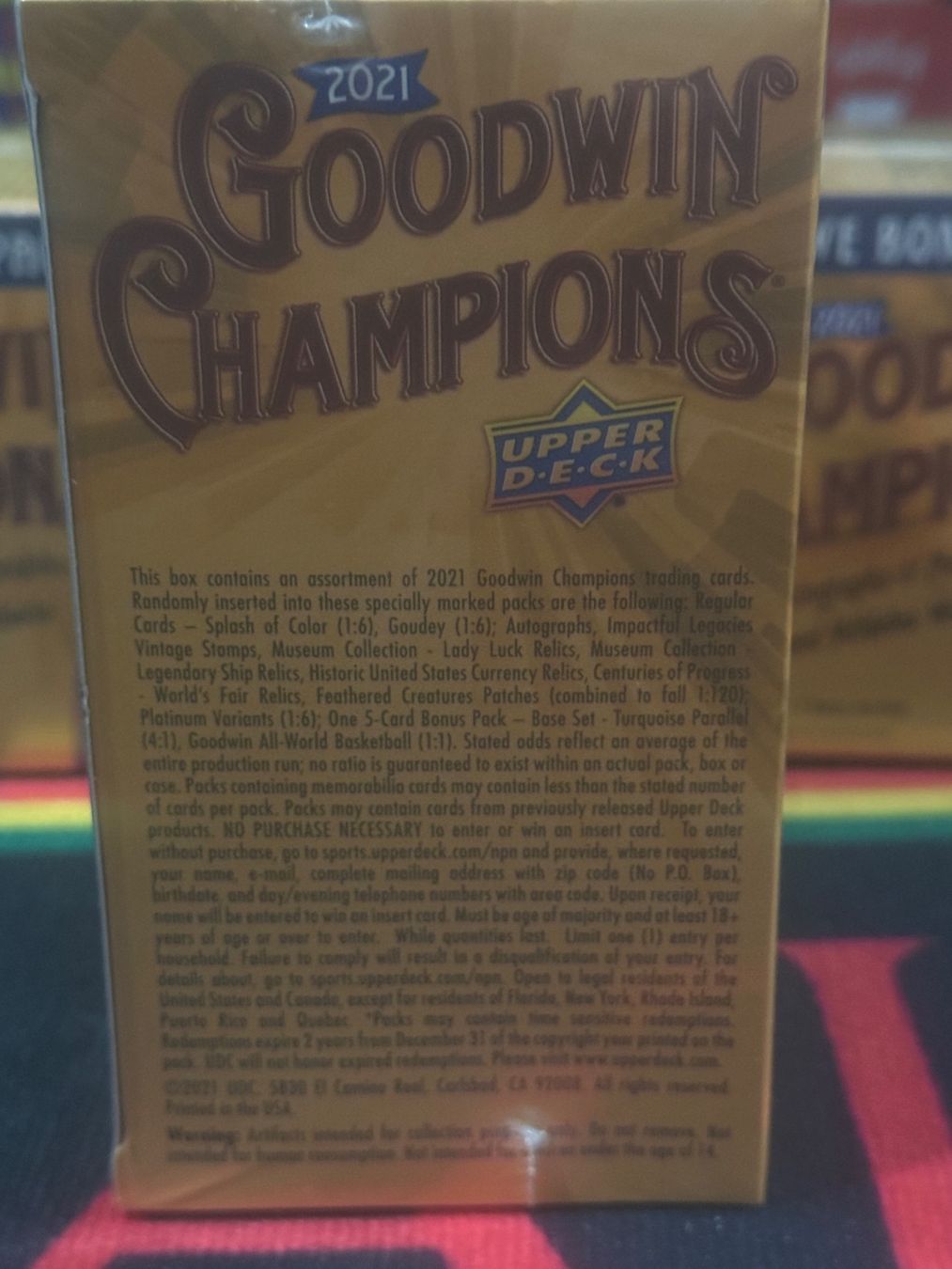 Nba Sammelbilder & Trading cards: 🔥 2021 UPPER DECK GOODWIN CHAMPIONS – VALUE BOX Jordan? – Neu und originalverpackt aus Oensingen von chilli63 2