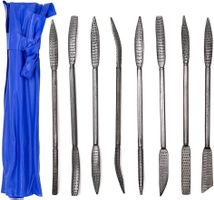 8er Set feine Riffelraspeln für Holz