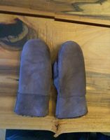 Handschuhe, Fäustlinge aus echtem Lammfell, warm und weich