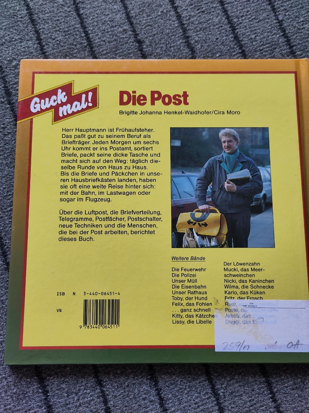 Libri: Die Post, Wissensbuch für Kinder – Usato da Dettighofen Lengw. venduto da mai_75wt 1