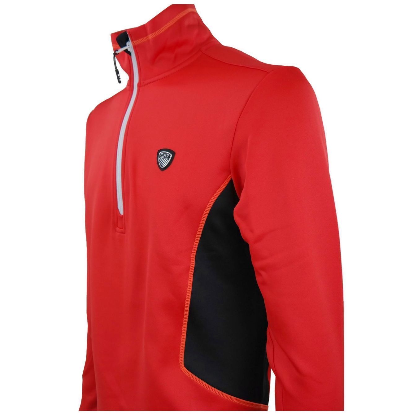 Armani Maglioni & Felpe: Emporio Armani Herren halbzip Pullover rot /Gr.M – Nuovo e nell'imballaggio originale da Wohlenschwil venduto da EddieS-Outlet 2